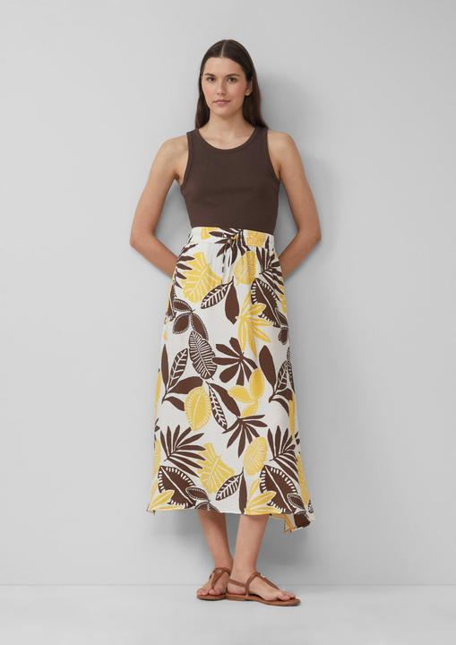 Produktbild S.Oliver Rock Strukturierter Midirock aus Viskosemix (46)