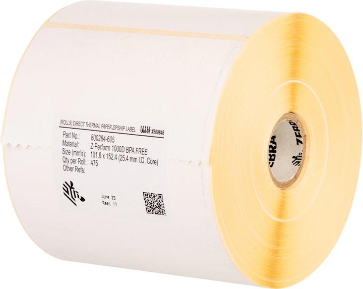 Actual product image Zebra Z-Perform 1000T, 4 pieces