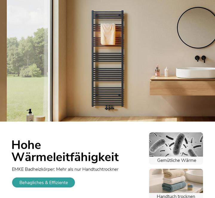 Produktbild Emke Elektrischer Badheizkörper (860 W)
