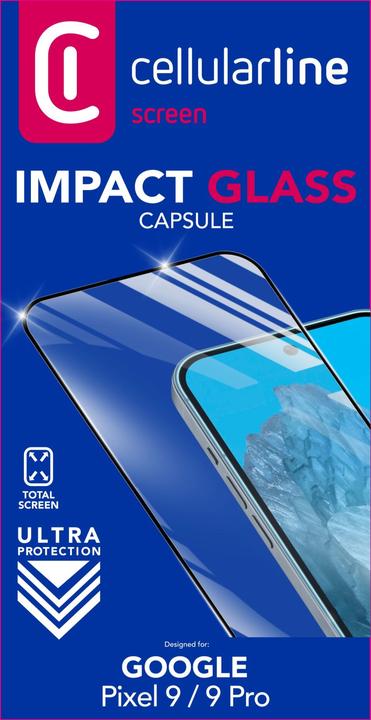 Produktbild Cellularline Impact Glass Capsule (1 Stk., Google Pixel 9)