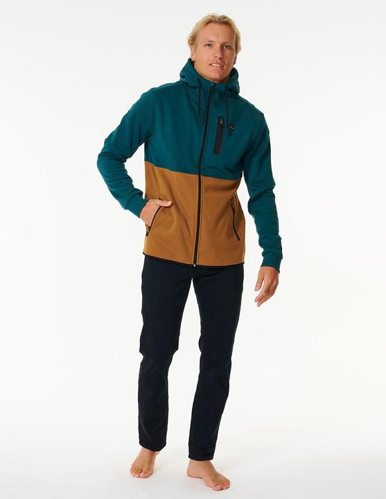 Image du produit Rip Curl Anti Series - Sweatshirt mit durchgehendem Reissverschluss „Departed“ (XL)