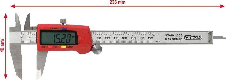 Produktbild KS Tools Messschieber (23.50 cm)