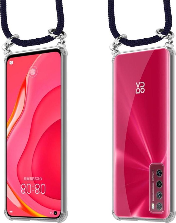 Produktbild Cadorabo TPU Handy Kette SILBER Cover