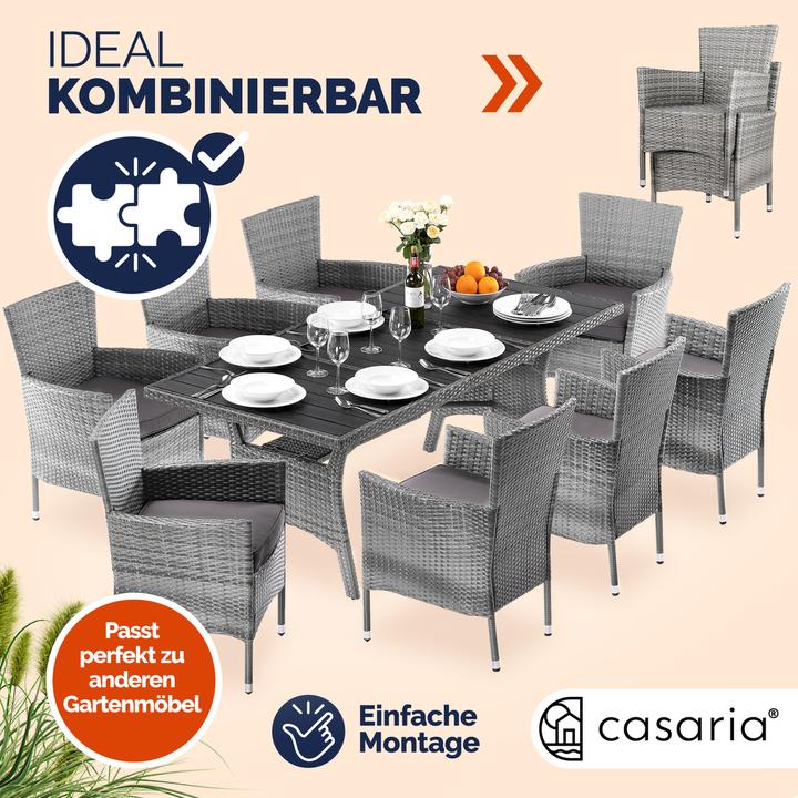 Produktbild Casaria Polyrattan Gartenstühle