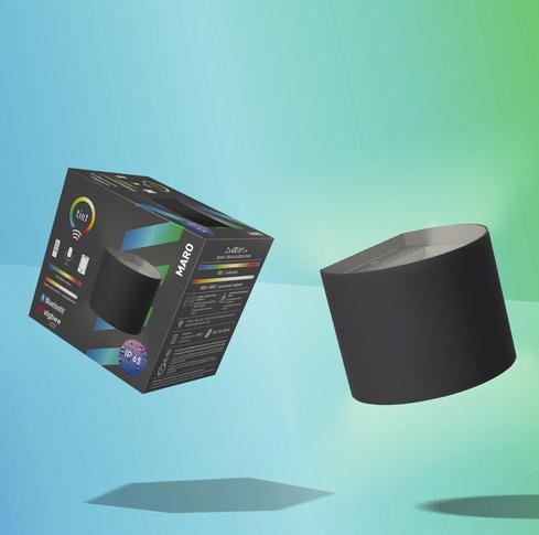 Produktbild Tint SH,Outdoor-Wandleuchte,Maro,white+color