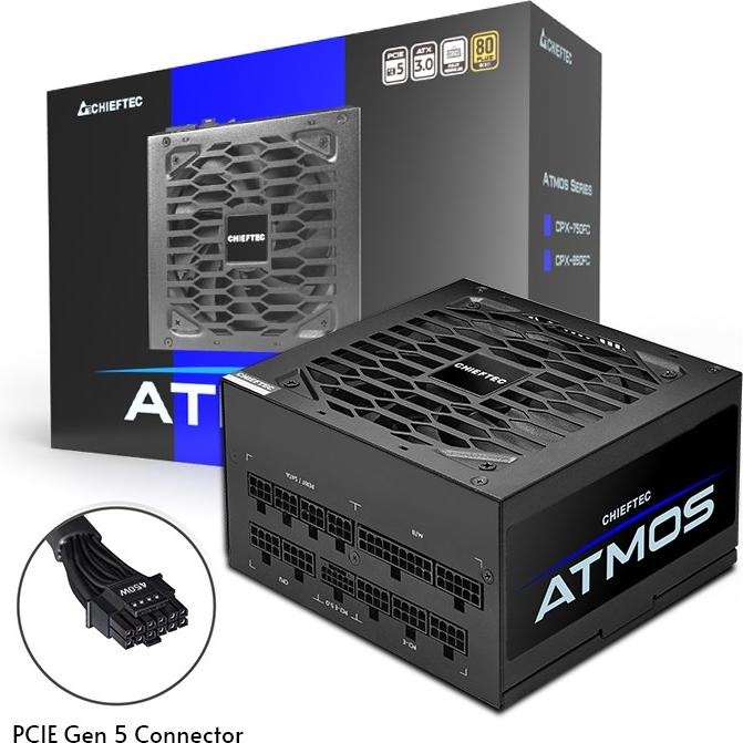 Actual product image Chieftec Power supply 750 Watt ATX ** ATMOS Series (750 W)