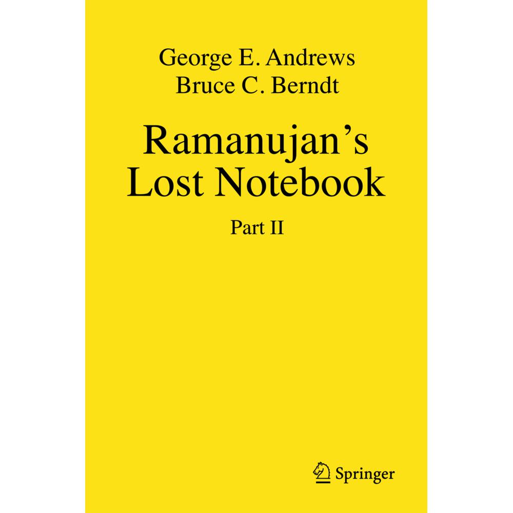Ramanujan's Lost Notebook, Fachbücher von Bruce C. Berndt, George E. Andrews