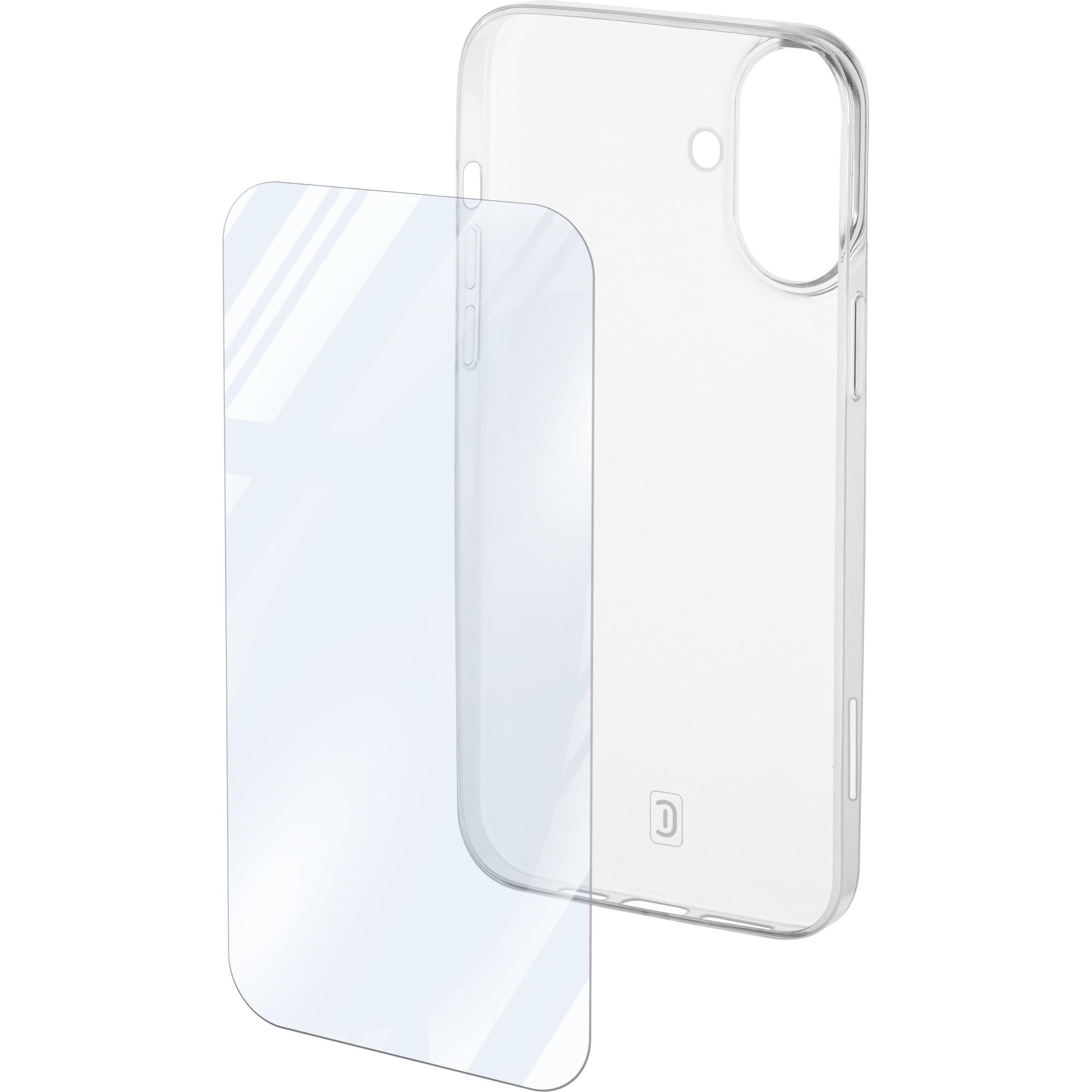Thumbnail - Cellularline Protection Kit für (Apple iPhone 16), Smartphone Hülle, Transparent