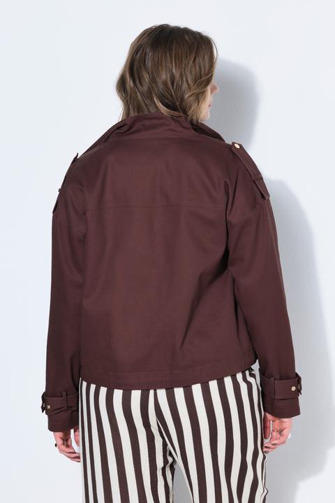 Actual product image Studio Untold Utility-Jacke, oversized, grosse Taschen, Stehkragen (58)