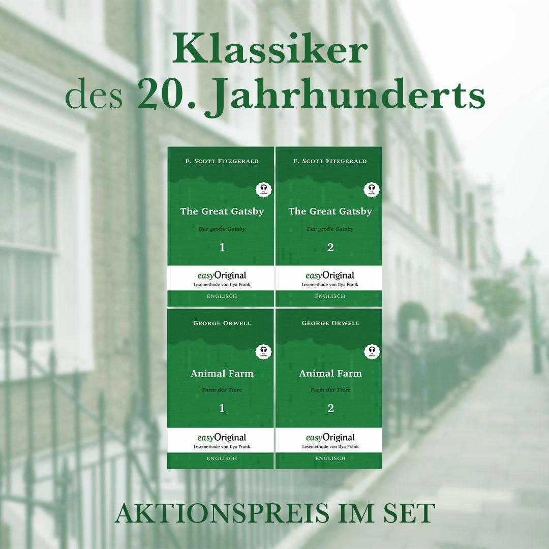 Klassiker des 20. Jahrhunderts (Buch + 4 MP3 Audio-CDs) - Lesemethode von Ilya Frank - Zweispra, Belletristik von F. Sco...