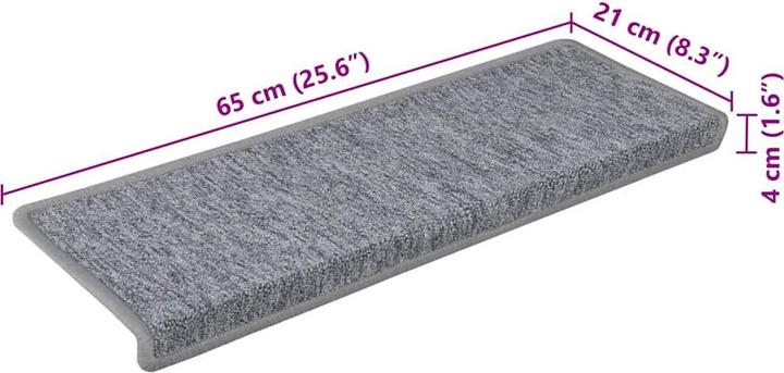 Immagine prodotto vidaXL Stufenmatte (65 x 21 cm)