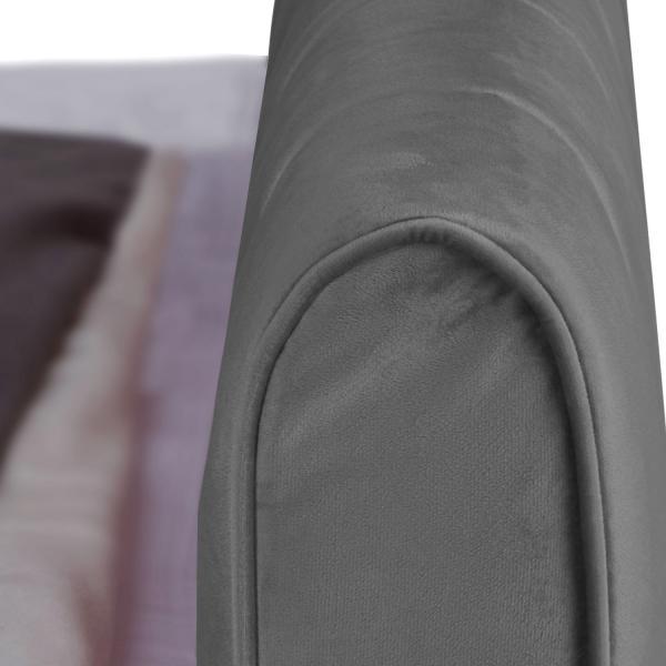 Produktbild Homestyle4u Polsterbett Doppelbett Stoffbett Bettgestell (140 x 200 cm)