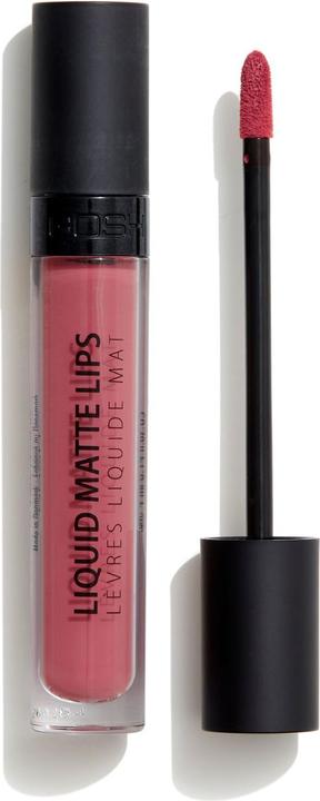 Actual product image Gosh Liquid Matte Lips 003 Nougat Fudge 4ml (003 Nougat fudge)