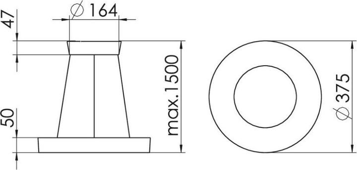 Produktbild Ridi LED-Pendelleuchte (4890 lm)