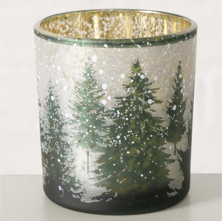 Produktbild Boltze Home Boltze Weihnachtswindlicht Elmas Glas, 8 x 7.3 cm (1 x)