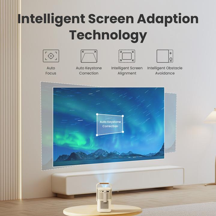 Actual product image Yaber T2 Plus (Full HD, 450 lm, 1.25:1)