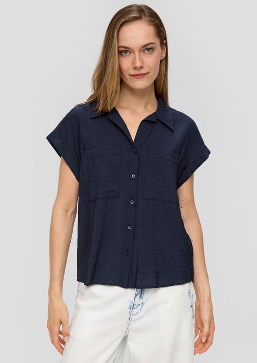 Immagine prodotto s.Oliver Bluse Viskose-Bluse im Relaxed Fit mit Hemdkragen (36)