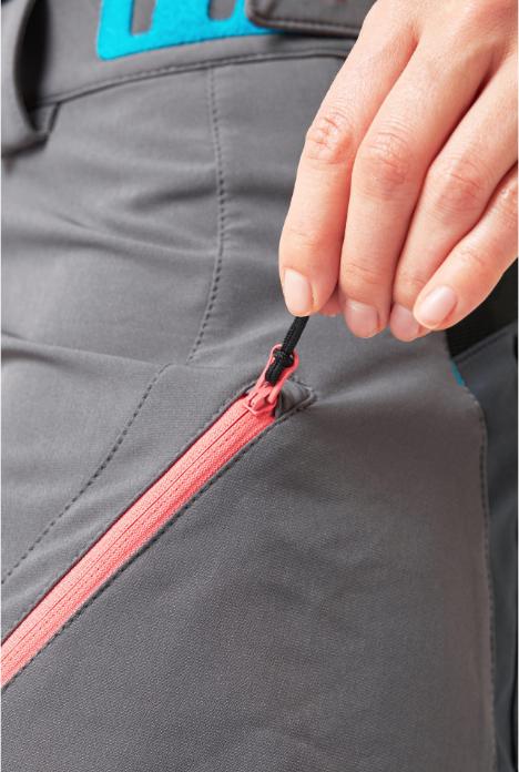 Actual product image dirtlej Trailscout Shorts Half & Half Ladies, grey/peach, M (M)