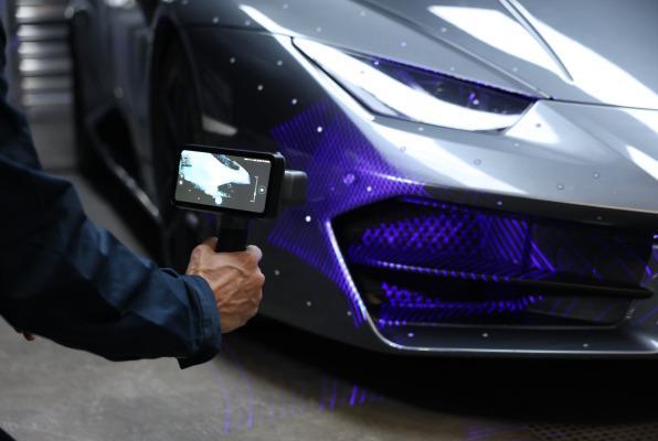 Actual product image Shining 3D Einscan Rigil