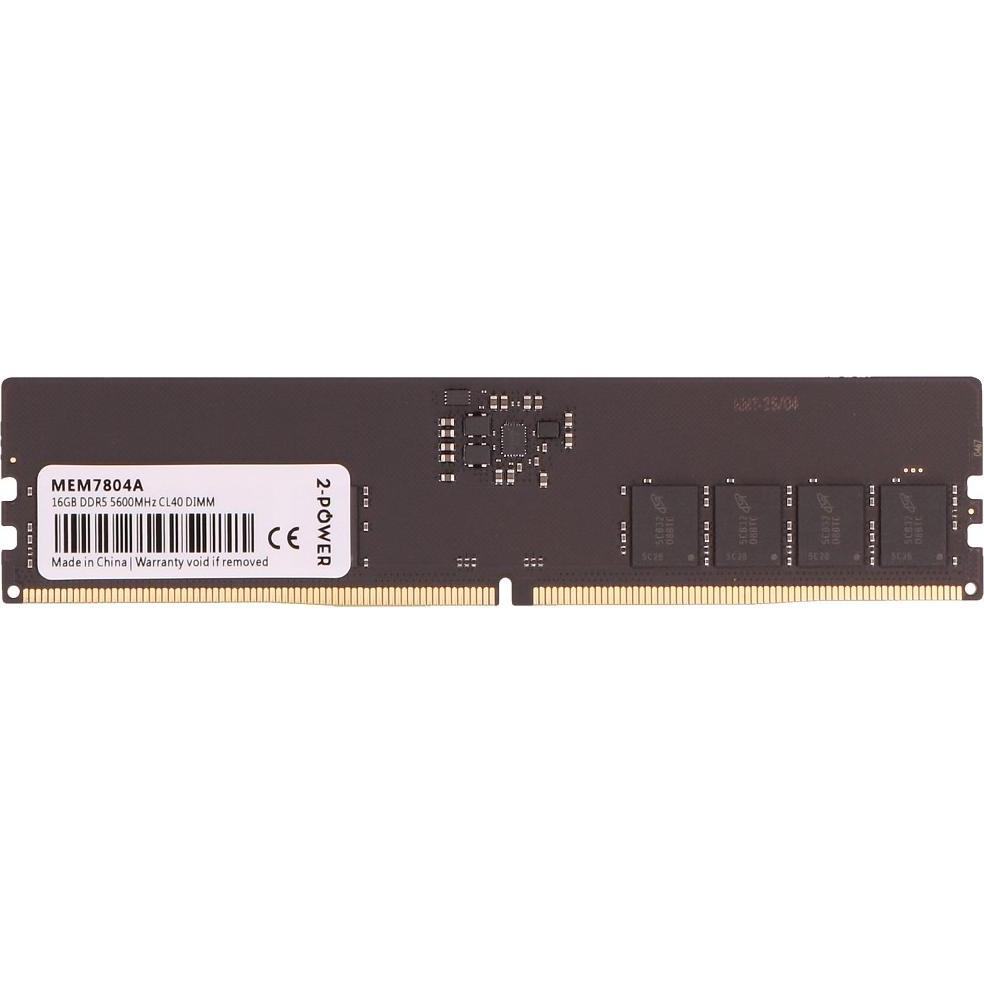 2-Power 16GB DDR5 5600MHZ CL40 DIMM (1 x 16GB, 5600 MHz, RAM DDR5, DIMM), Memoria RAM