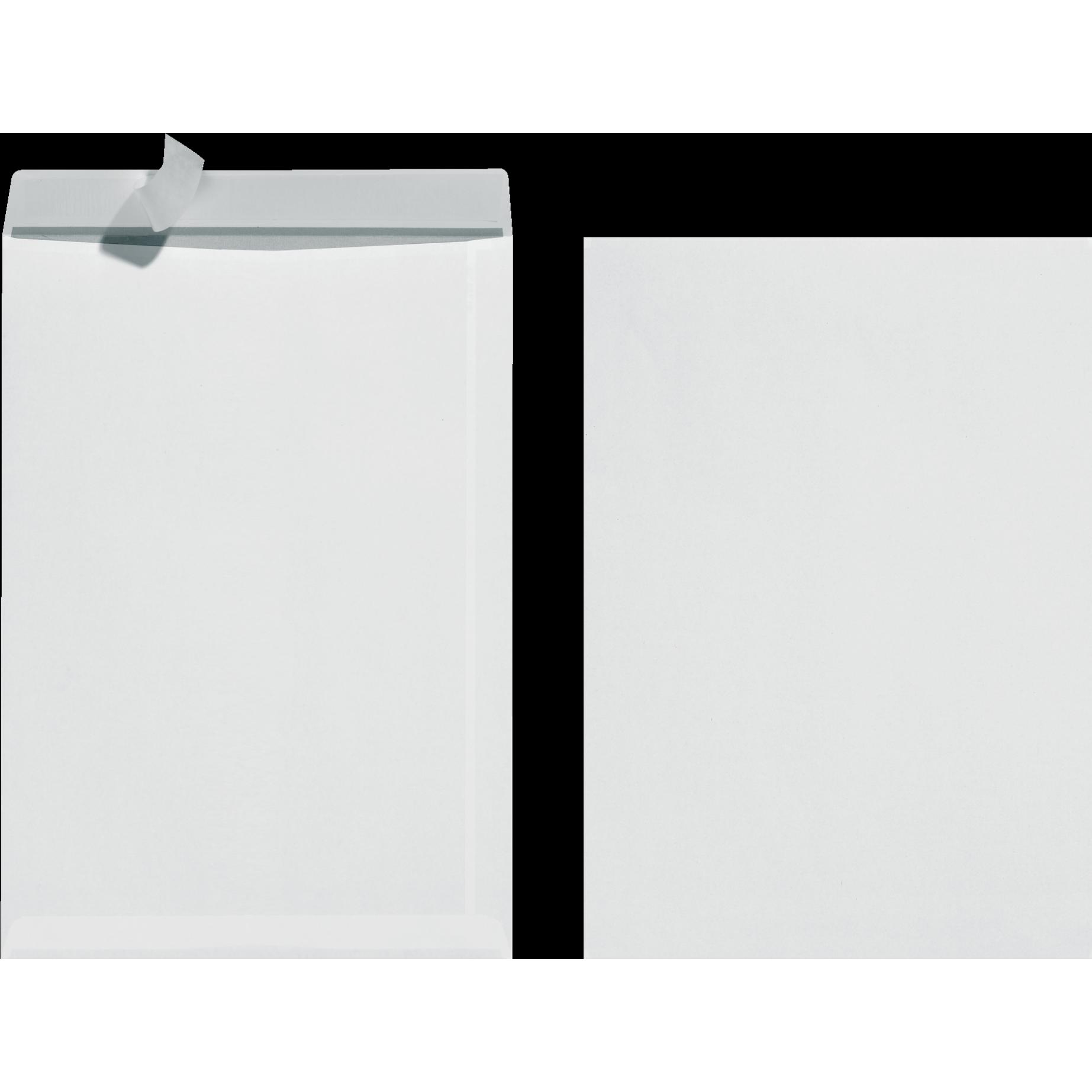 Herlitz, Versandtasche + Luftpolstertasche, Versandtasche, DIN B4, ohne Fenster, weiá (10 x)