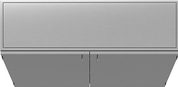 Actual product image kaiserkraft Stainless Steel Clean Room Wall Cabinet (120 cm, 75 cm)
