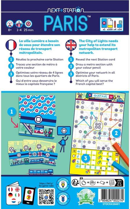 Immagine prodotto Ghenos Games Next Station - Paris (Francese)