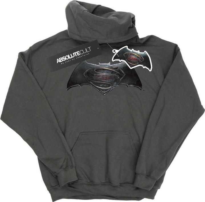 Actual product image Mens Batman v Superman Logo Hoodie (M)