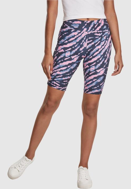 Actual product image Urban Classics Ladies Tie Dye Cycling Shorts (XS)