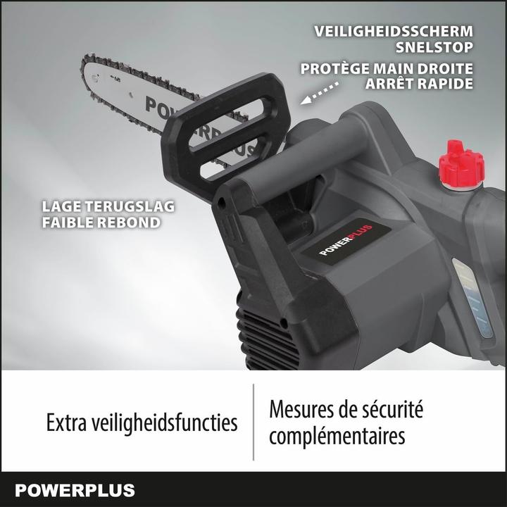 Produktbild Powerplus Kettensäge 2000W 350mm - 1 Acc. (Elektro Kettensäge)
