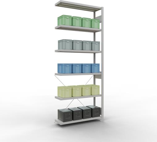 Image du produit Schulte Lagertechnik Système enfichable Élément suivant MULTIplus250 avec traverse de longueur