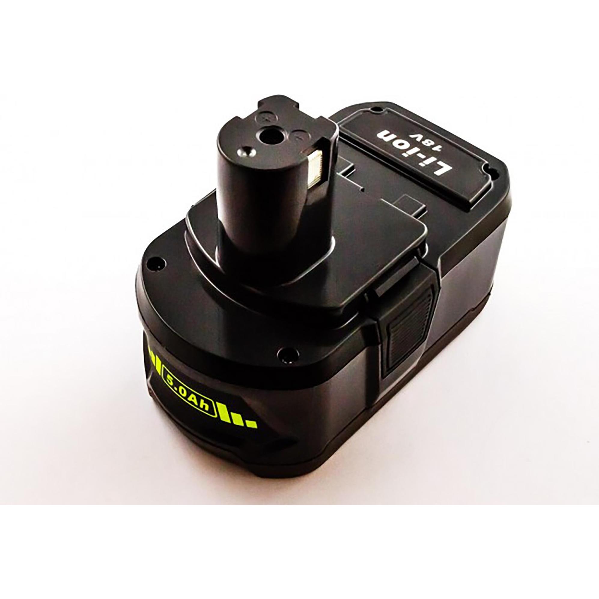AGI, Werkzeugakku + Ladegerät, Akku kompatibel mit Ryobi CCS-1801/DM (18 V)