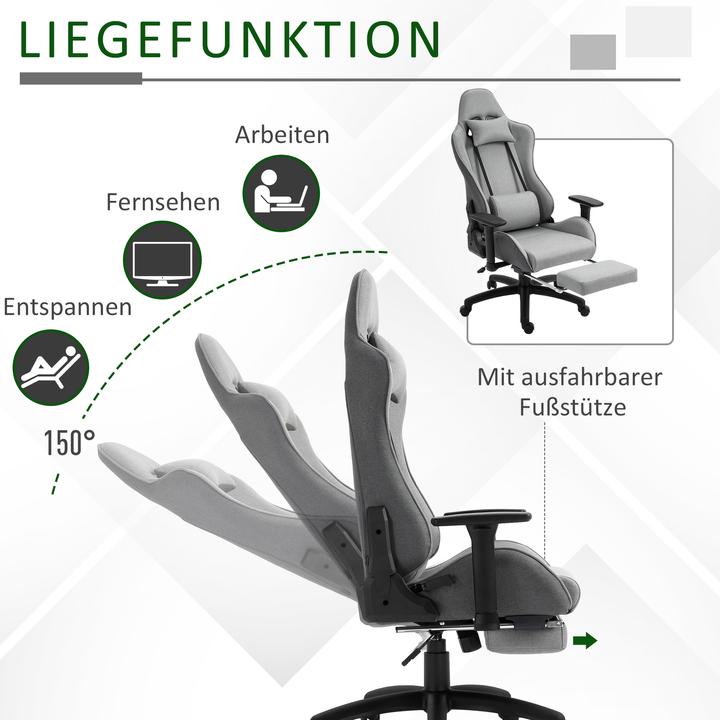 Image du produit Vinsetto Chaise de bureau avec fonction bascule