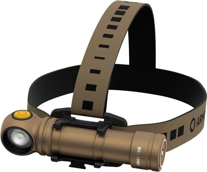 Actual product image ArmyTek Wizard C2 Pro Max Sand White LED torch with belt clip, with holster battery-powered 400 (12.15 cm, 4000 lm)