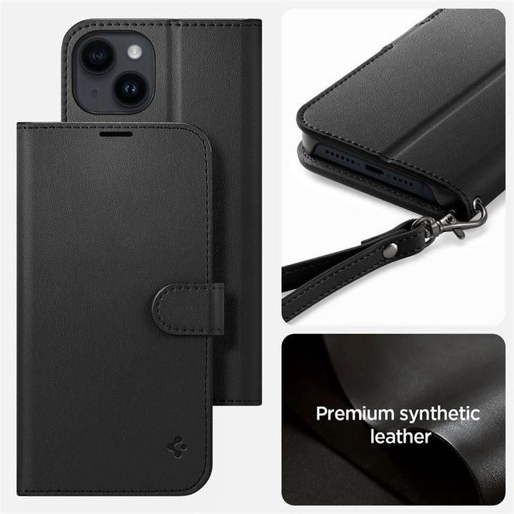 Actual product image Spigen Wallet S Iphone 14 Black (Apple iPhone 14)