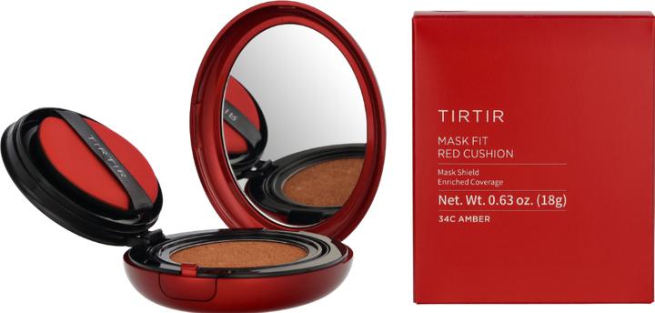 Produktbild TirTir Mask Fit Red Cushion Foundation Full Coverage Weightless Skin Fit (34C Amber)