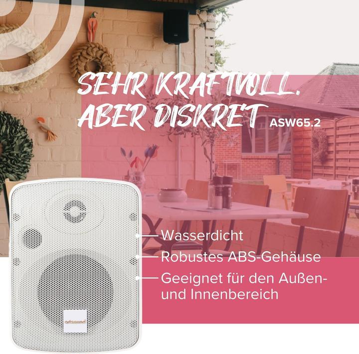 Produktbild Artsound ASW65.2 W luidspreker Wit (Passiv)