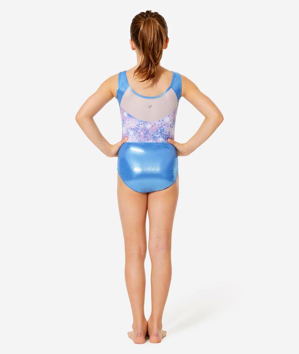 Produktbild Domyos Ärmellos Gymnastikanzug Turnanzug Mädchen - helllila/hellblau (116, 122)