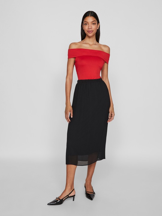 Produktbild Vila High Waist Midirock (40)