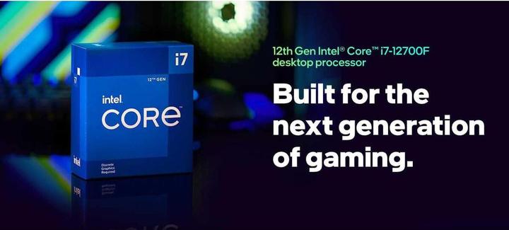 Image du produit Intel Core i7-12700F (LGA 1700, 2.10 GHz, 12 -Core)