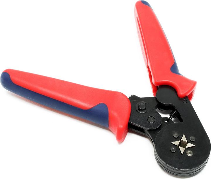 Produktbild Wiltec Crimpzange Aderendhülsen 0,25-6mm Aderendhülsenzange Zange Kabelschuhe (240 mm)