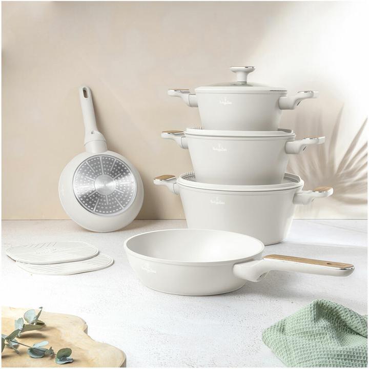 Produktbild BerlingerHaus Haus 10-teiliges Kochgeschirr-Set Sahara Nordic Collection (20 cm, Pfannenset + Topfset, Aluminium)