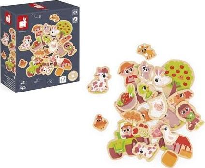 Produktbild Janod Magnete Bauernhof (24x)