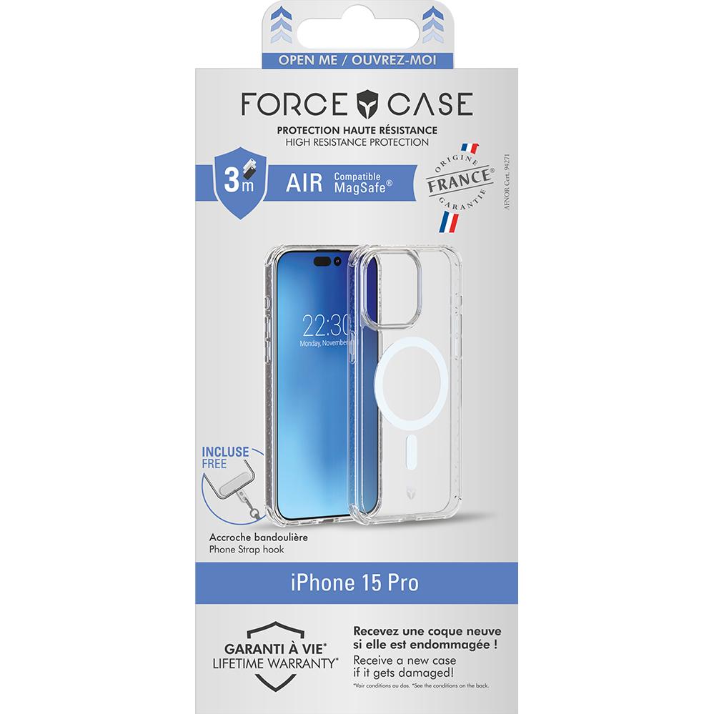 Thumbnail - Force Case AIR-Hülle für iPhone 15 Pro Series (Apple iPhone 15 Pro), Smartphone Hülle, Transparent