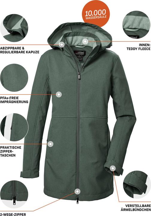 Produktbild Killtec Kow 95 Wmn Sftshll Prk (44)