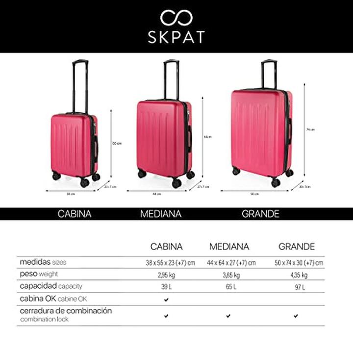 Actual product image Skpat 3-teiliges Hartschalenkoffer-Set (97 l)