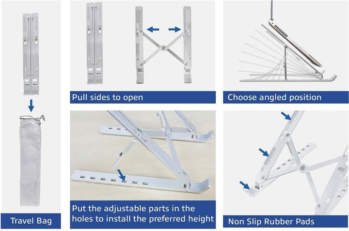 Actual product image Portable Aluminum Laptop Stand