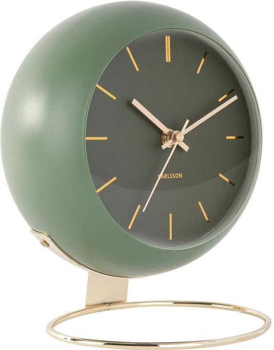 Produktbild Karlsson Table clock Globe moss green, Des.Armando Breeveld