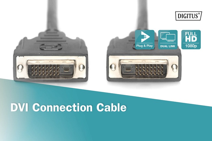 Actual product image Digitus Dvi — Dvi (1 m, DVI)