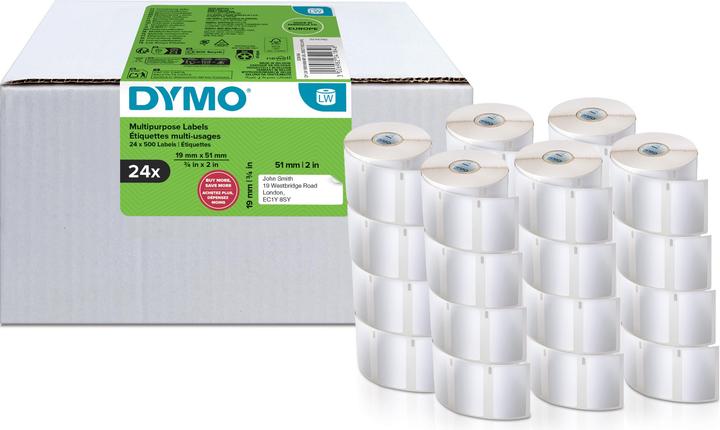 Actual product image Dymo Lw Multi-Purpose Label 24 Rolls (51 mm)